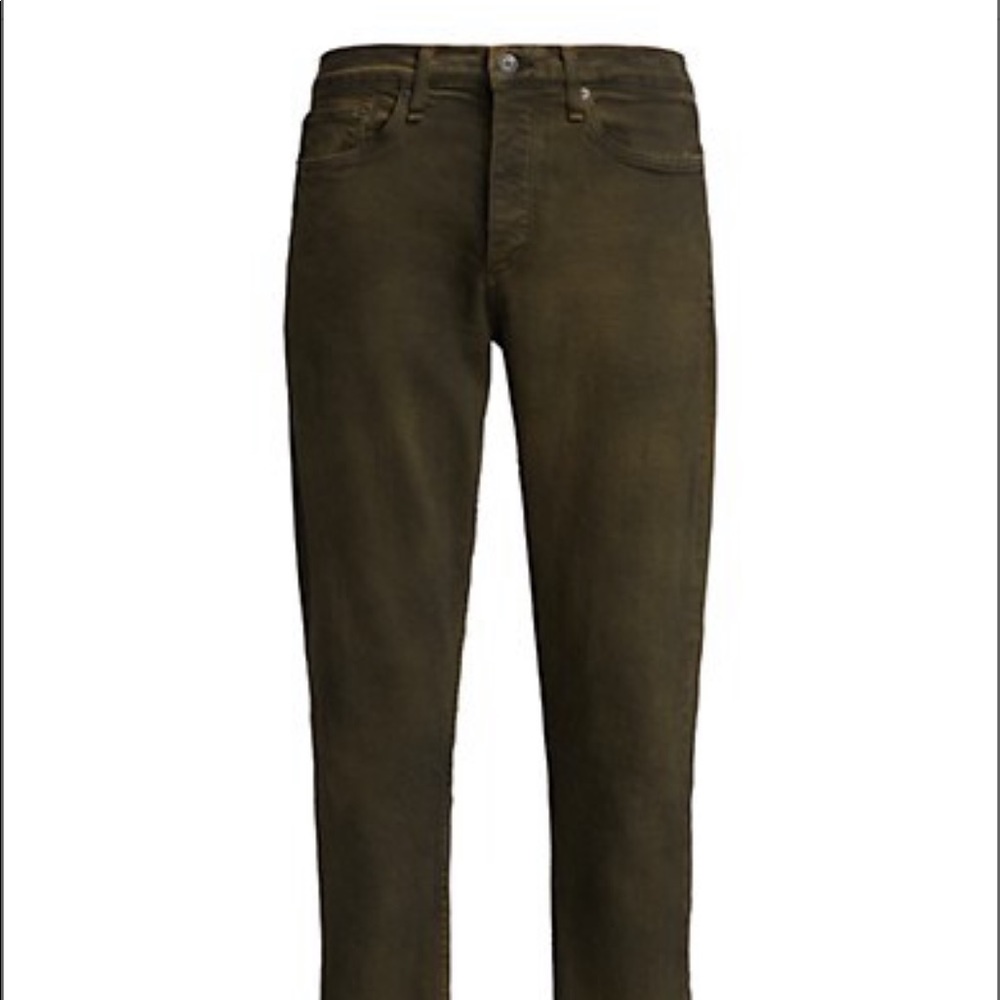 Rag and bone mens fit 2 in dark moss